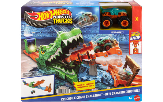 Hot Wheels Monster Trucks Krokodil Crash