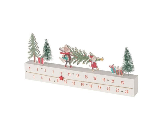 Boltze | Adventskalender | Grösse: 46.5 x 4.5 x 19.5 cm (LxBxH)