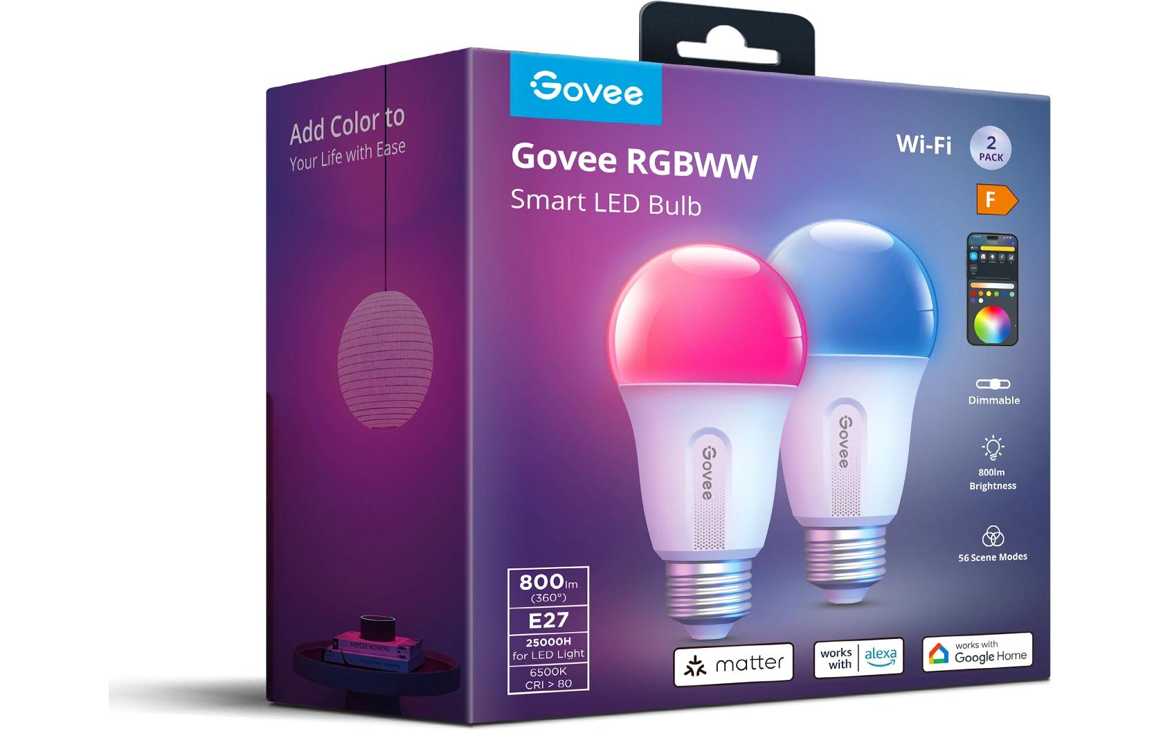 Govee Smart Light Bulb 2er Pack