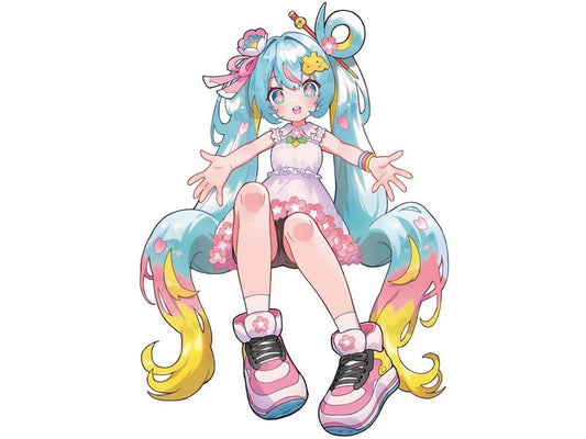 FuRyuu | Figur Hatsune Miku Noodle Stopper | 10th Anniversary 14 cm