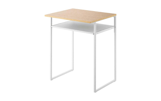 Yamazaki | Beistelltisch mit Ausziehplatte | Grösse: 53 x 45.2 x 66.8 cm, Weiss