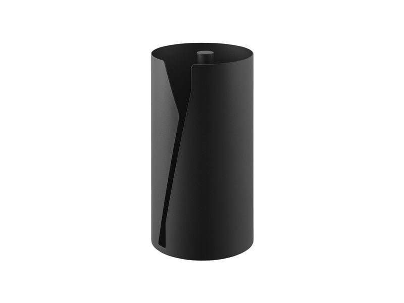 Yamazaki | Küchenrollenhalter TOWER | Grösse: 16 x 16 x 30.2 cm, Schwarz