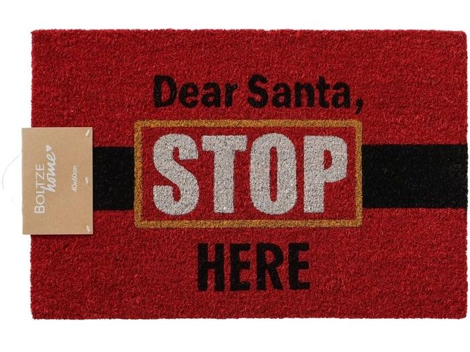 Boltze | Fussmatte Dear Santa | PVC/Kokos, 60x40cm