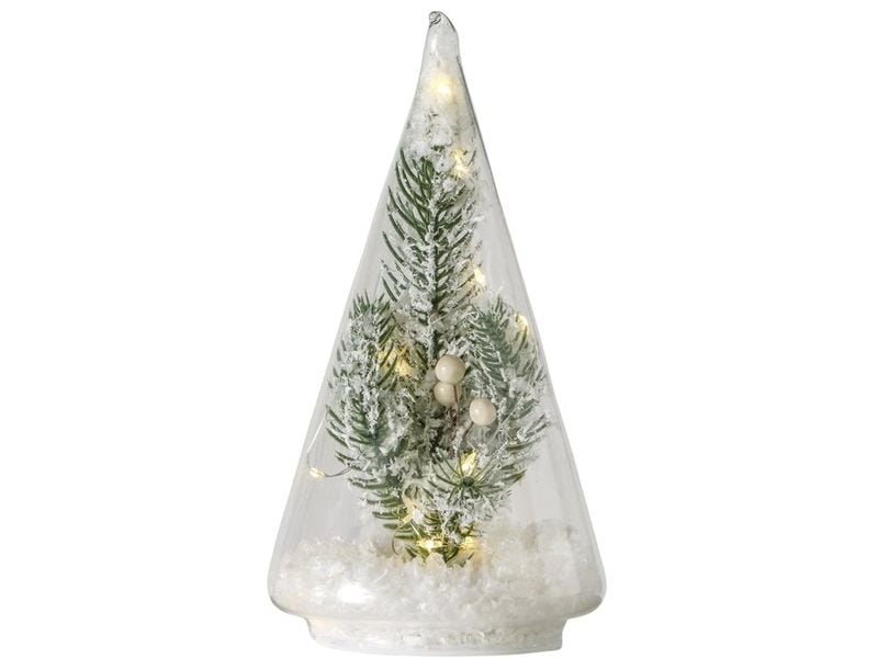 Boltze | LED-Weihnachtsbaum Snowa 17 cm | Exkl. 2 AA Battieren