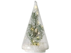 Boltze | LED-Weihnachtsbaum Snowa 17 cm | Exkl. 2 AA Battieren