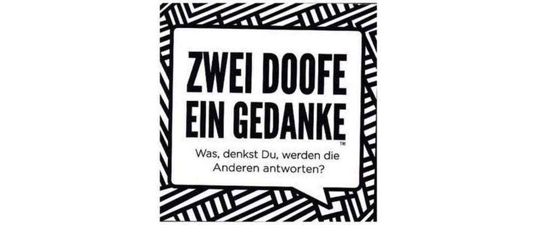 Kartenspiel Zwei Doofe ein Gedanke