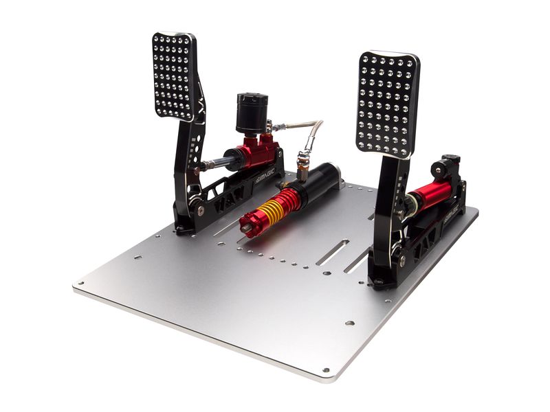 Simagic | P2000 2-pedal-set - Crimson | Hydraulic, 200kg Loadcell