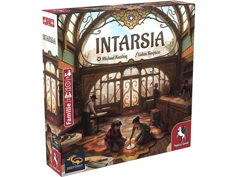 Pegasus Spiele | Familienspiel Intarsia (Deep Print Games)