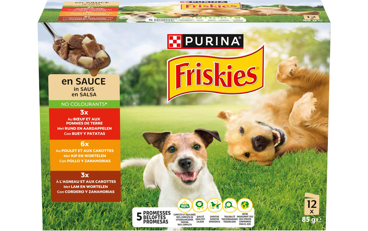 Friskies Dog Adult Fleisch 12x85g