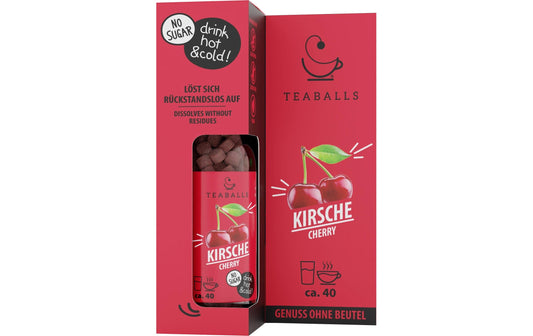 Glasflasche Kirsche  BLACK SELECTION