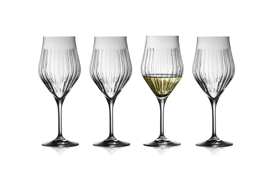 Lyngby | Weissweinglas Ane 55cl, 4 Stück | Trasparent, Cristallglas, 23.8x9.6 cm (HxD)