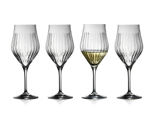 Lyngby | Weissweinglas Ane 55cl, 4 Stück | Trasparent, Cristallglas, 23.8x9.6 cm (HxD)