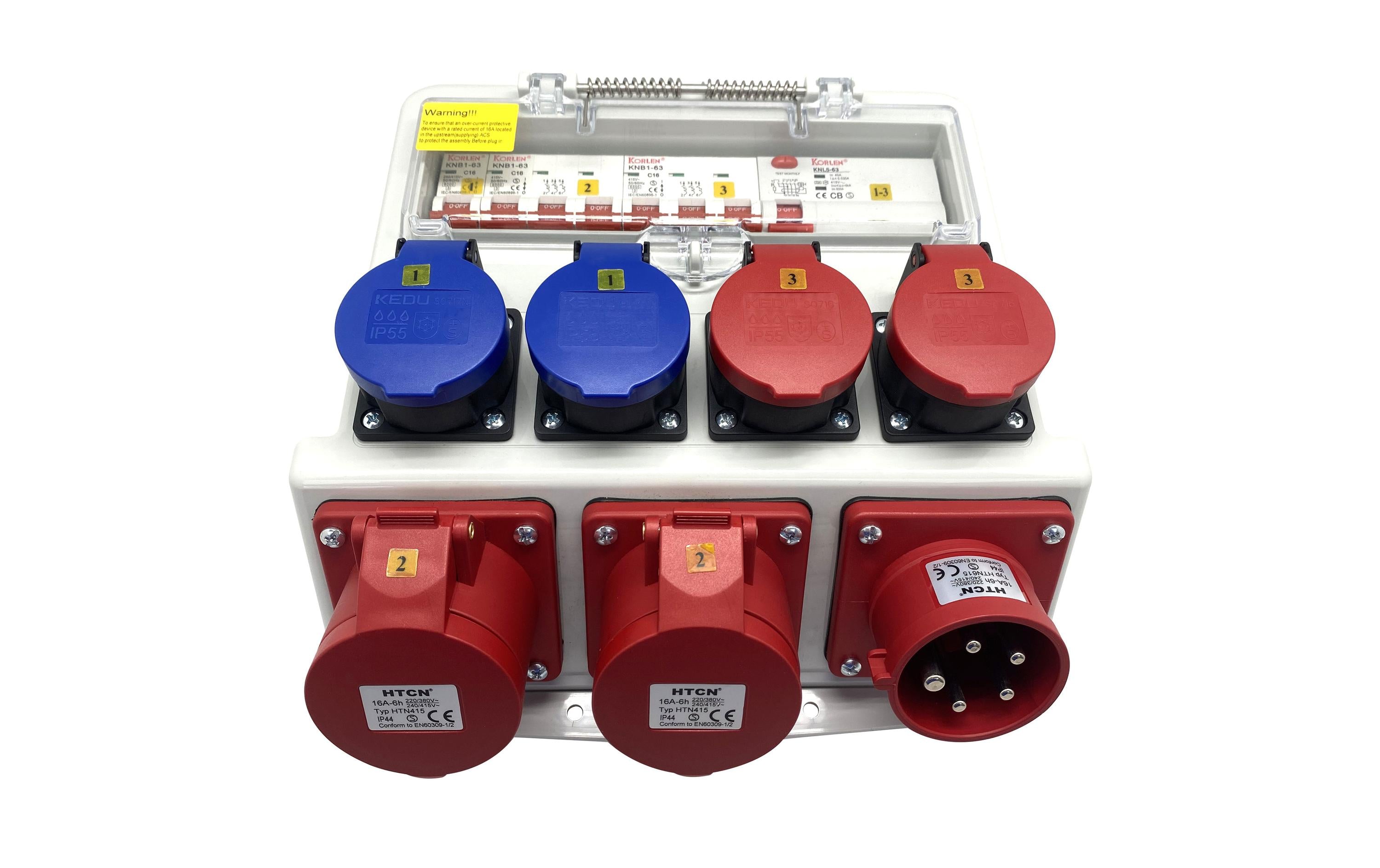 Schöneberger Baustromverteiler 16A mit FI