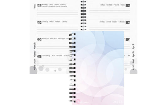 Biella Schüleragenda 2026/27 Pastel