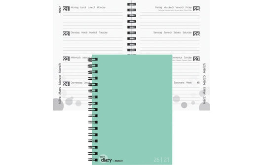 Biella Schüleragenda 2026/27 türkis