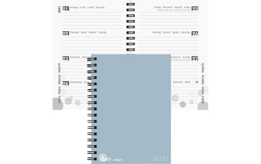 Biella Schüleragenda  2026/27 hellblau