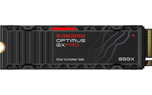 SanDisk | Optimus GX PRO 850X 2TB Heatsink | NVMe, M.2 2280, 7300MB/s (l), 6600MB/s (s)