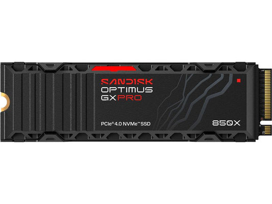 SanDisk | Optimus GX PRO 850X 2TB Heatsink | NVMe, M.2 2280, 7300MB/s (l), 6600MB/s (s)