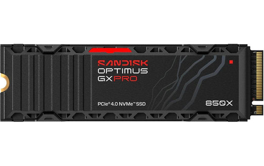 SanDisk | Optimus GX PRO 850X 1TB Heatsink | NVMe, M.2 2280, 7300MB/s (l), 6300MB/s (s)