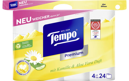 Tempo Toilettenpapier 4-lagig Kamille Aloe