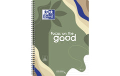 Oxford | LE Calm Nature Spiralblock A4+ | 80 Blatt, kariert, 2 Motive assortiert