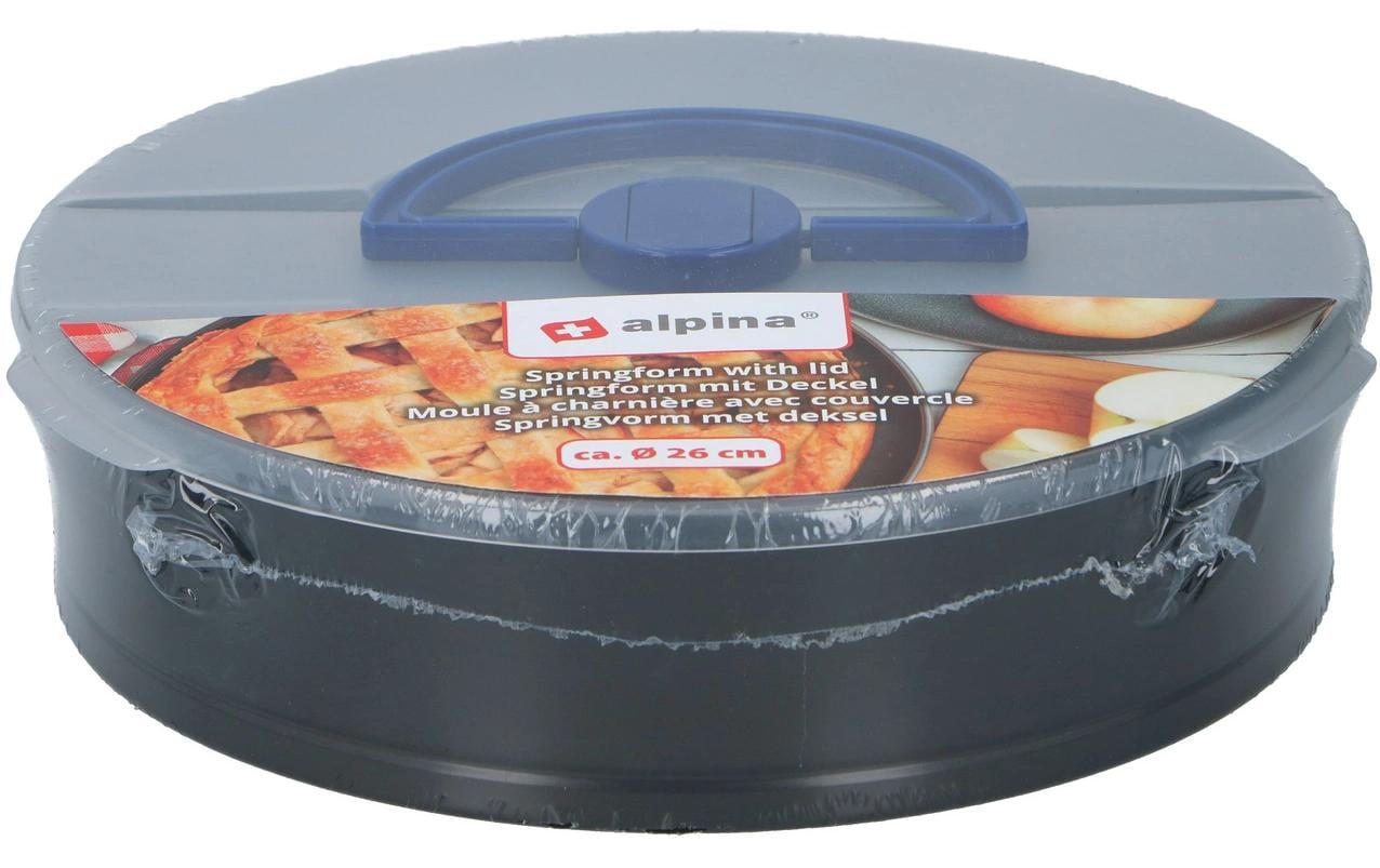 Alpina Springform mit Deckel Ø26x6 cm