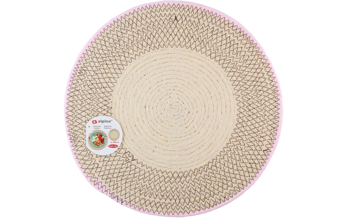 Alpina Tischset aus Papiergarn, Ø 38cm