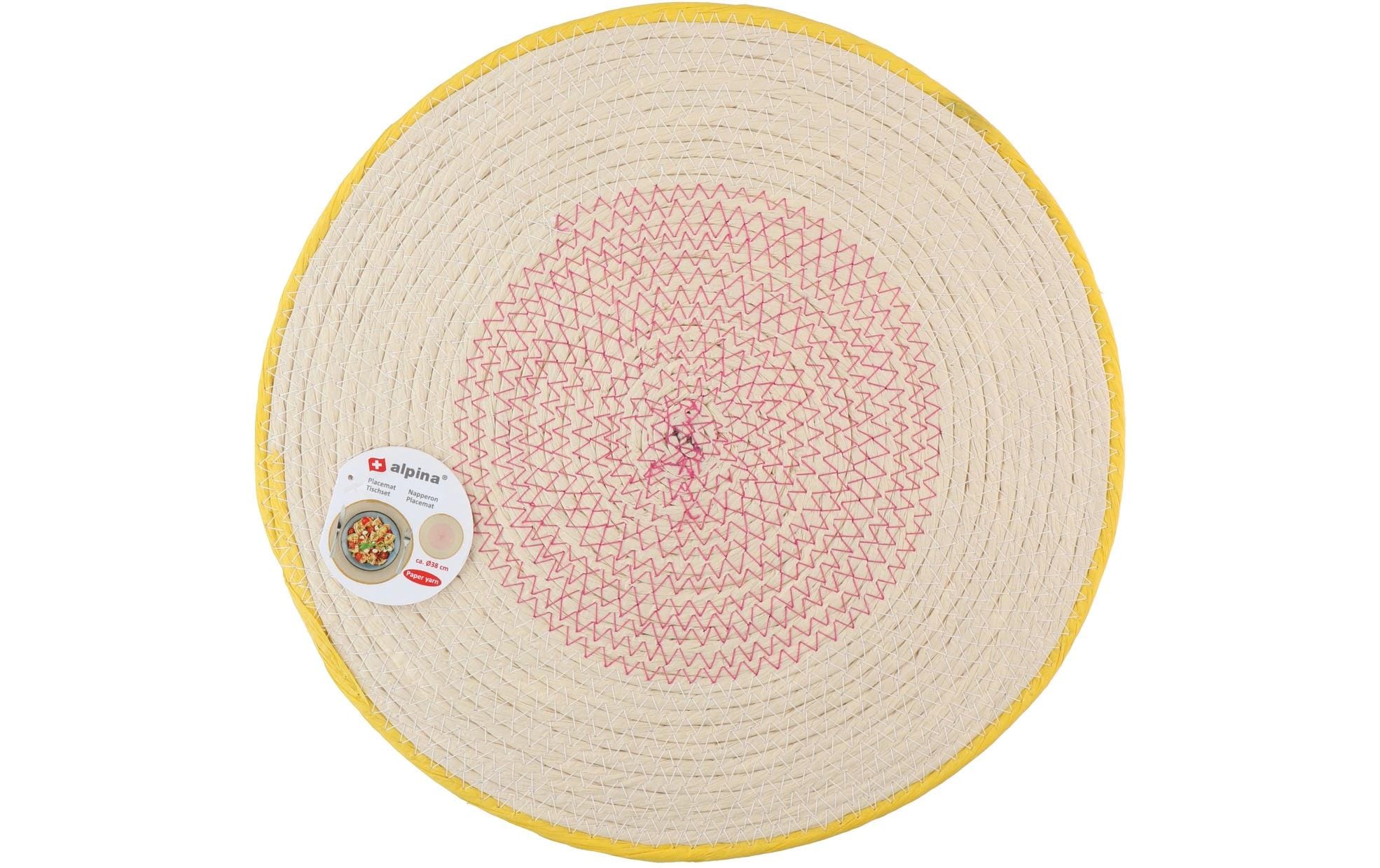 pina Tischset aus Papiergarn, Ø 38cm