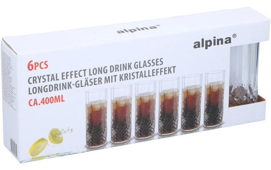 Alpina Longdrink Gläser 400ml, 6 Stück
