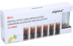 Alpina Longdrink Gläser 400ml, 6 Stück