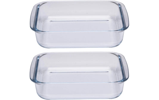 Alpina Auflaufform 2er Set, quadratisch