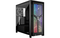 Corsair | Midi Tower Frame 4000X RS, Schwarz | 1x 3.5, 2x 2.5, 2x USB-A, 1x USB-C
