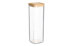 Zeller Present | Vorratsdose Bambus | Grösse: 10 x 10 x 29,5 cm, 1900 ml