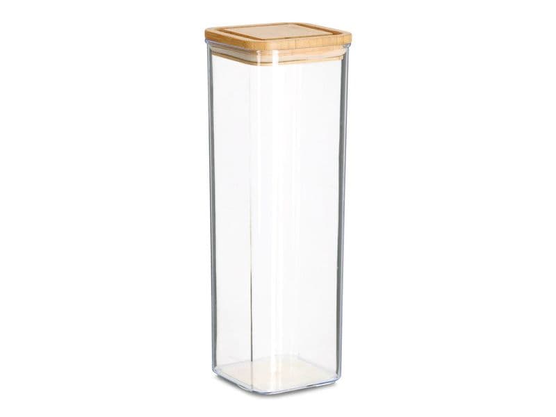 Zeller Present | Vorratsdose Bambus | Grösse: 10 x 10 x 29,5 cm, 1900 ml