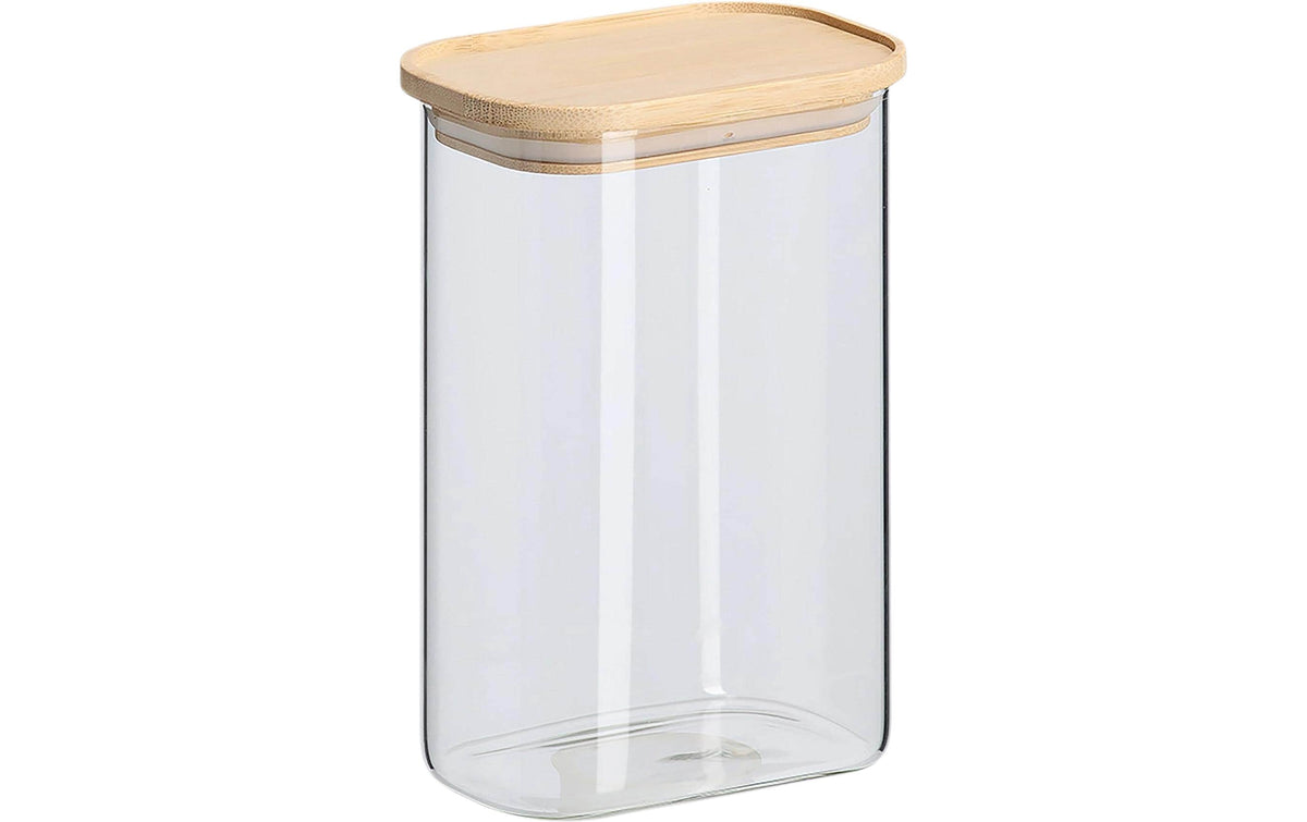 Zeller Present Vorratsdose Bambus stapelb.
