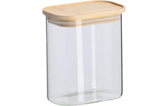 Zeller Present | Vorratsdose Bambus stapelb. | Grösse: 12,8 x 9 x 14,2 cm, 1000 ml