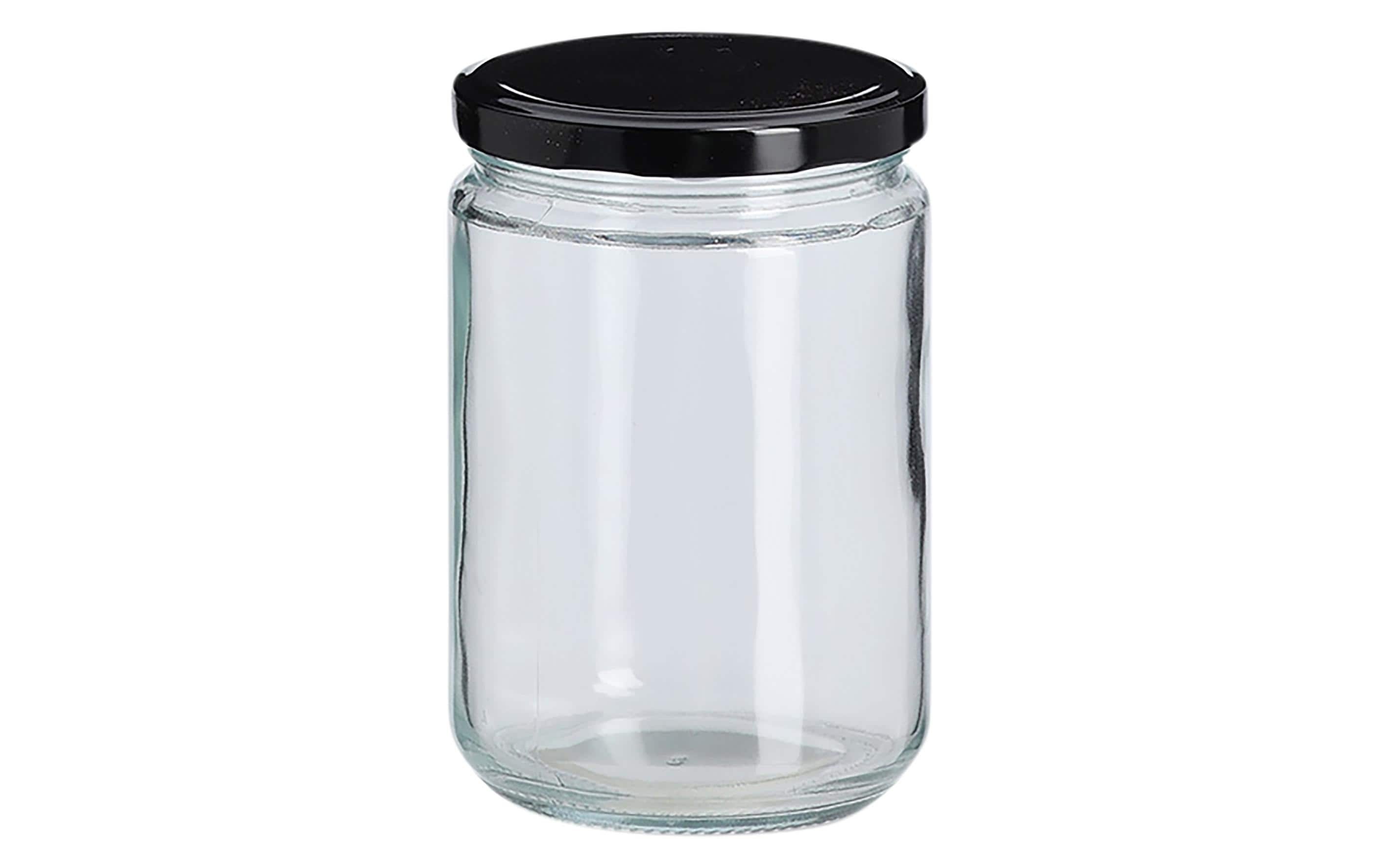 Zeller Present Einmachglas Transp./Schwarz