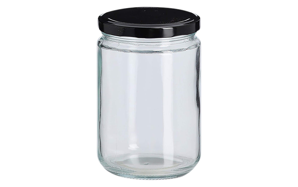 Zeller Present Einmachglas Transp./Schwarz