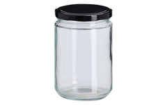 Zeller Present Einmachglas Transp./Schwarz