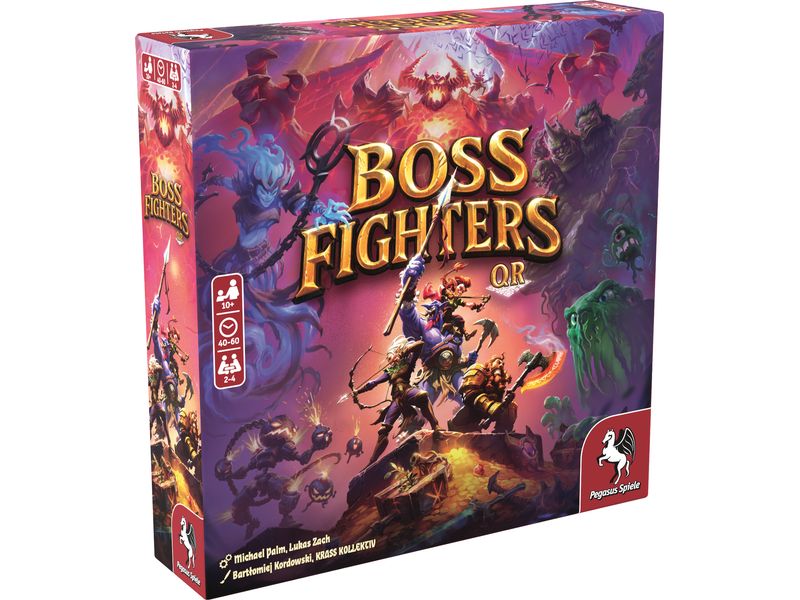 Pegasus Spiele | Familienspiel Boss Fighters QR | EN
