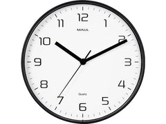 Maul | Wanduhr Drip | schwarz, Ø 25cm, ohne Batterie