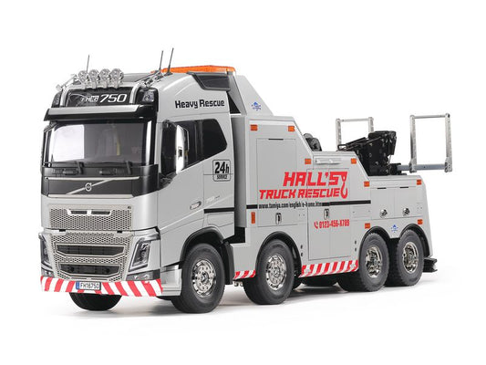 Tamiya | Volvo FH16 Tow Truck Silver Edition | Bausatz ohne ESC, 1:14, 8x4