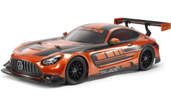 Tamiya | Mercedes AMG GT3 EVO Orange Painted | Bausatz, 1:10, 4WD, TT-02