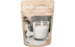 Wenzel Kerzen | WenzelWachs-Gran.BourbonVanilla | mit Duft, 400g inkl. 4 Dochte