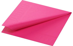 Duni | Servietten 3-lagig fuchsia | 24x24cm, 250 Stk.