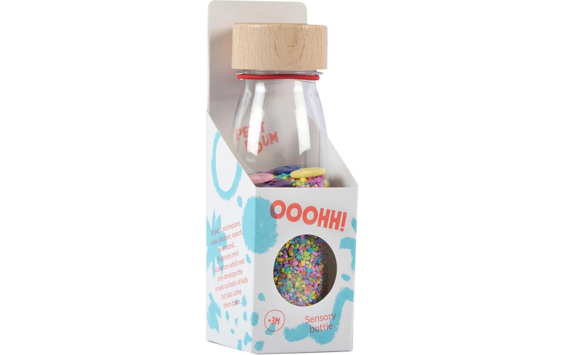Sensorikflasche Sound Knöpfe