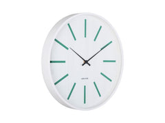 KARLSSON | Wanduhr Arruga Retro | 40 cm, White with retro green