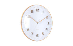 KARLSSON | Wanduhr Esencia Dome | 30 cm, White