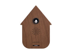 KARLSSON | Modern Cuckoo | 11.5 x 7.5 x 5 cm, Exkl. 2 x AA, Dark wood