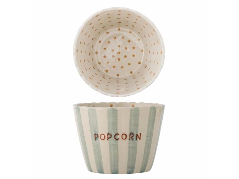 Bloomingville | Schale Popcorn | 17.5x13.5 cm (DxH), Steingut